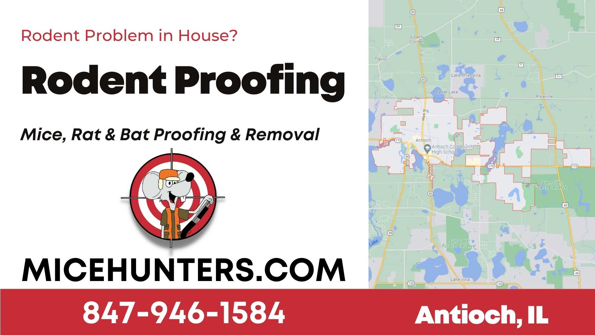 Antioch Rodent and Mice Proofing Exterminator near me