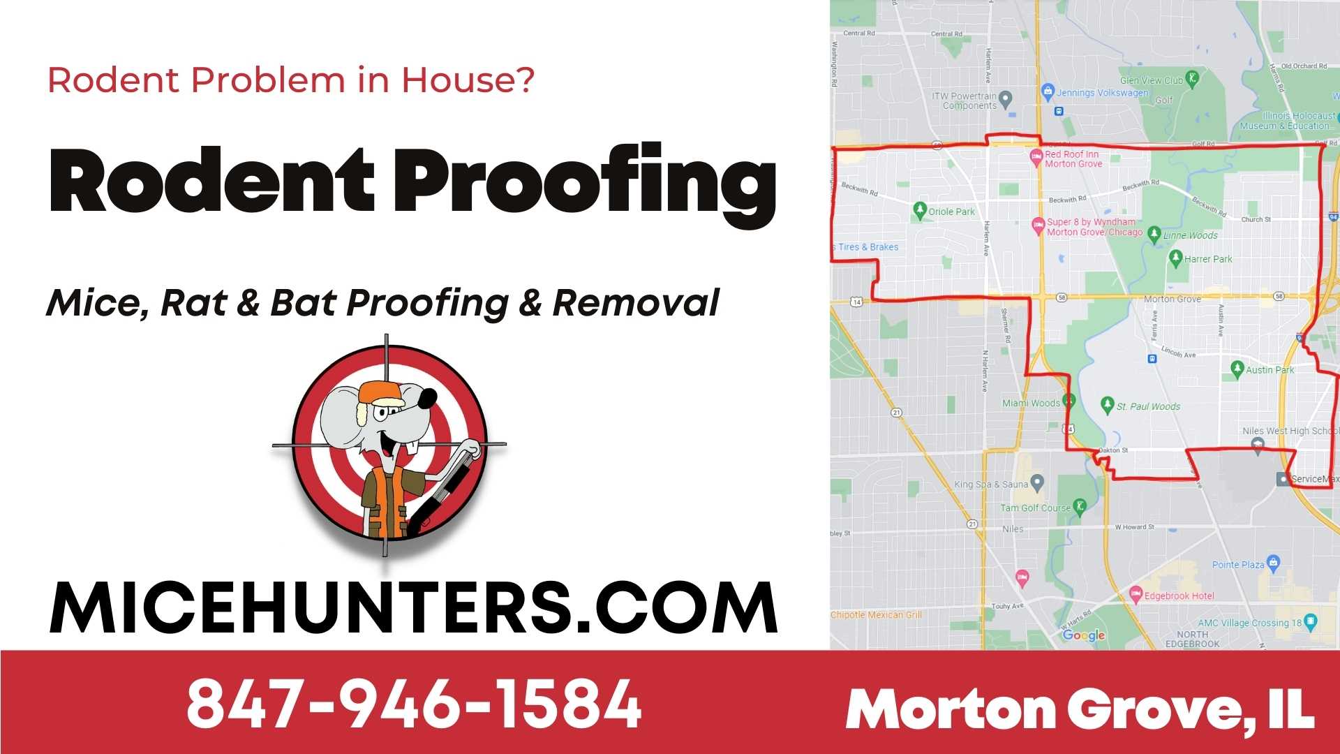 Morton Grove Rodent and Mice Proofing Exterminator Near Me