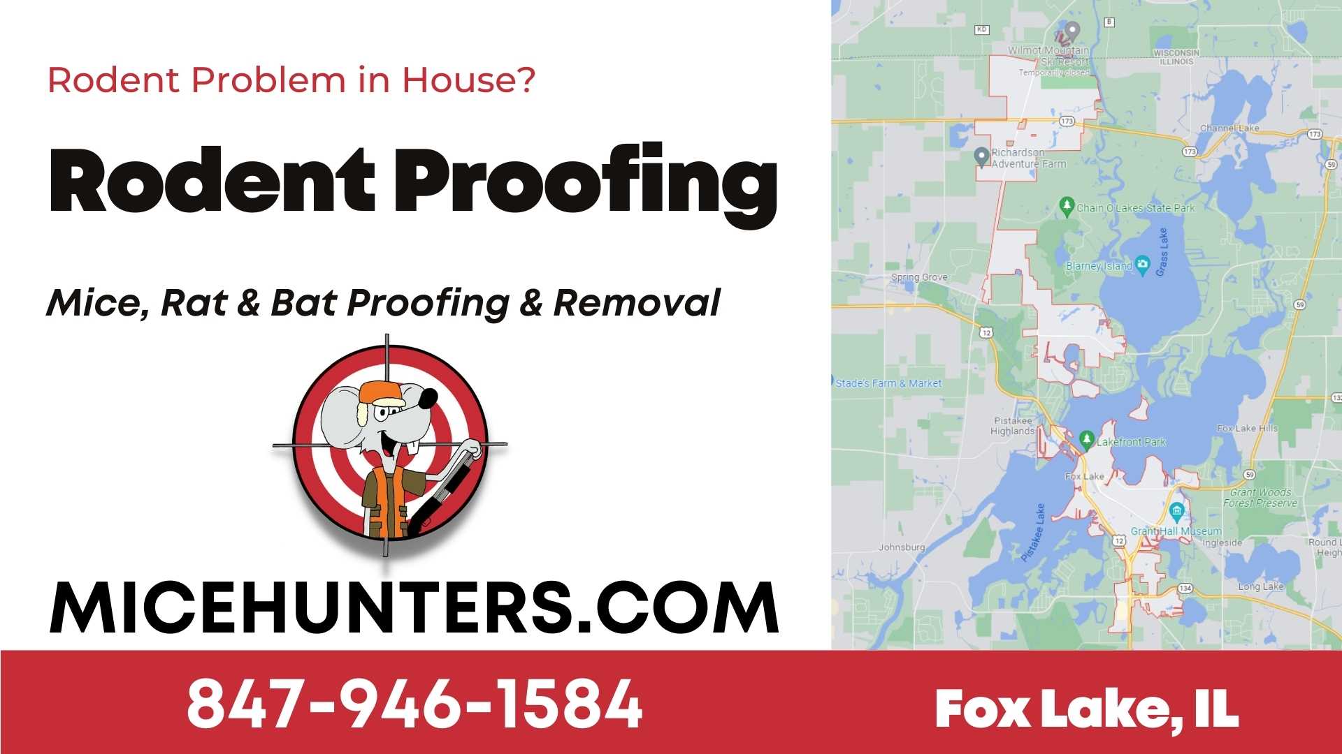 Fox Lake Rodent and Mice Proofing Exterminator near me