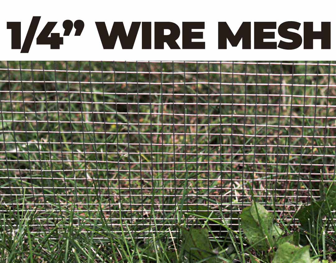 quarter inch wire mesh for mice